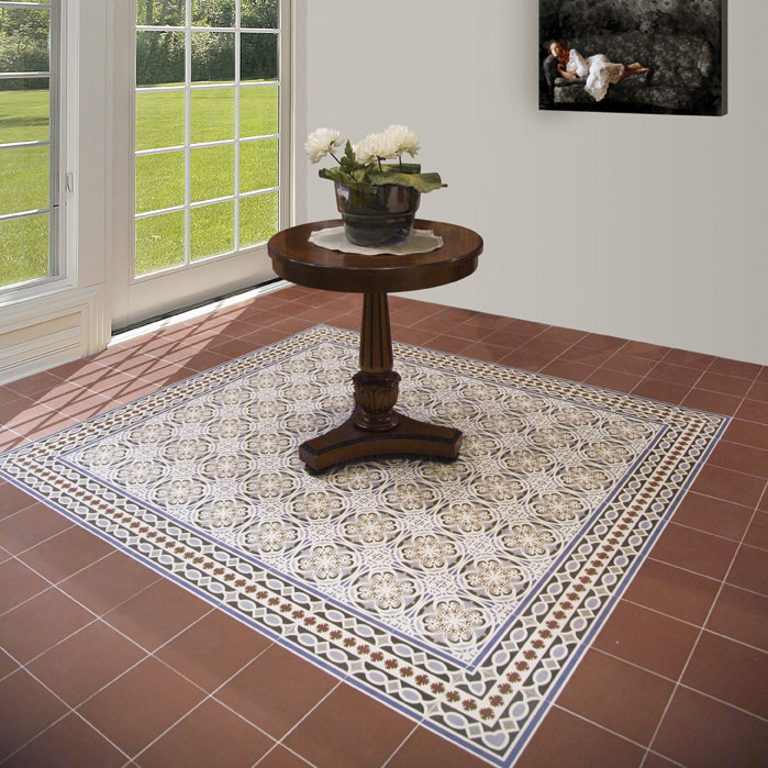 Hellier Patterned Wall and Floor Tiles - 200 x 200mm