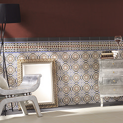 Hellier Patterned Wall and Floor Tiles - 200 x 200mm