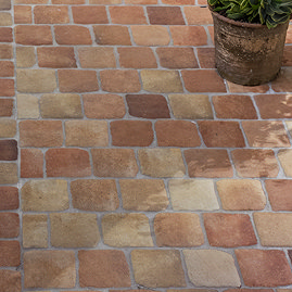 Helston Terracotta Brick Effect Wall & Floor Tiles - 150 x 150mm
