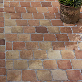 Helston Terracotta Brick Effect Wall & Floor Tiles - 150 x 150mm
