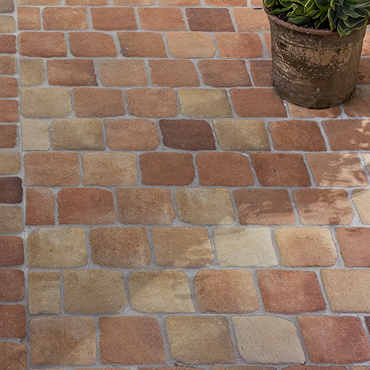 Helston Terracotta Brick Effect Wall & Floor Tiles - 150 x 150mm