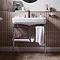 Heritage Abingdon 800mm Large Wynwood Basin & Washstand - Vintage Gold Profile Large Image