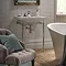 Heritage Abingdon Blenheim Basin & Washstand - Chrome Profile Large Image