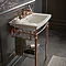 Heritage Abingdon Blenheim Basin & Washstand - Rose Gold Profile Large Image