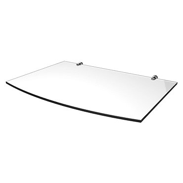Heritage Abingdon Blenheim Washstand Glass Shelf - Chrome - WGABBLE  Profile Large Image