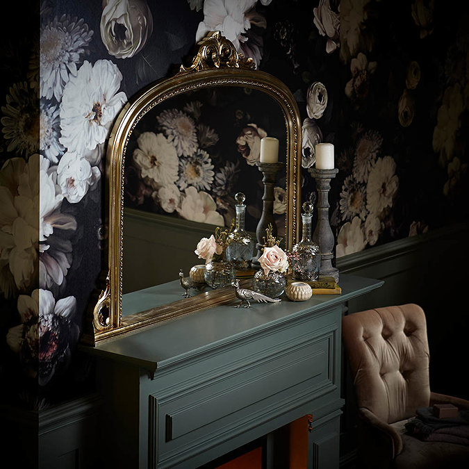 Heritage Archway Mirror (1270 x 910mm) - Champagne Silver Profile Large Image