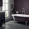 Heritage Baby Buckingham Roll Top Cast Iron Bath (1540x780mm) with Feet Standard Large Image