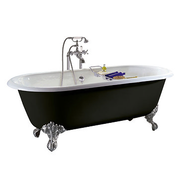Heritage Baby Buckingham Roll Top Cast Iron Bath (1540x780mm) with Feet Profile Large Image