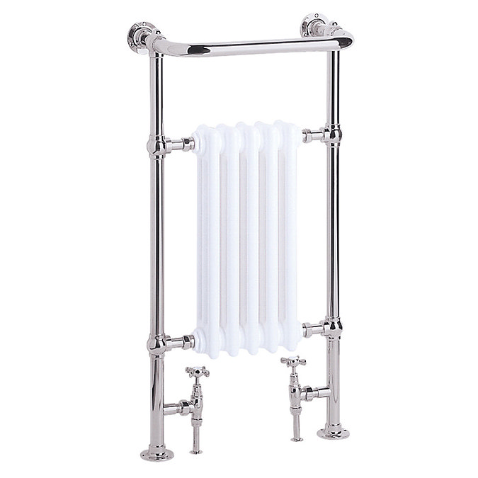 Heritage - Baby Clifton Heated Towel Rail - Chrome - AHC80 Large Image