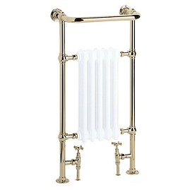 Heritage - Baby Clifton Heated Towel Rail - Vintage Gold - AHA80 Large Image