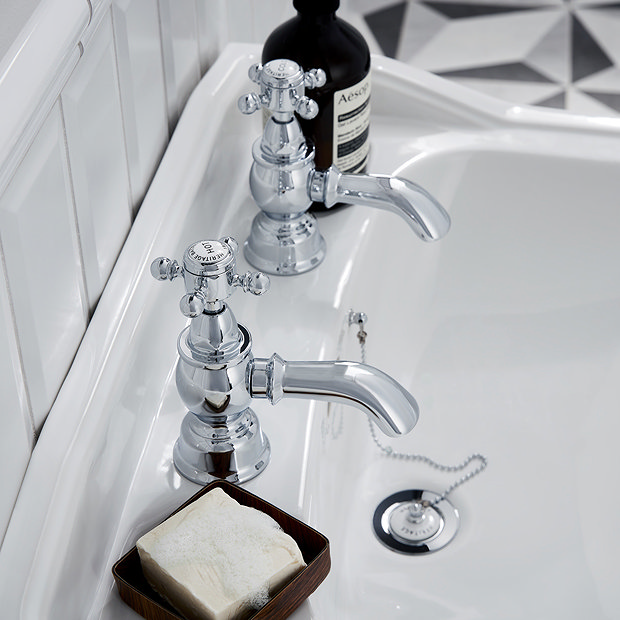 Heritage Hartlebury Basin Pillar Taps Available At Victorian Plumbing