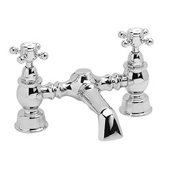 Heritage - Hartlebury Bath Filler - Chrome - THRC07 Large Image