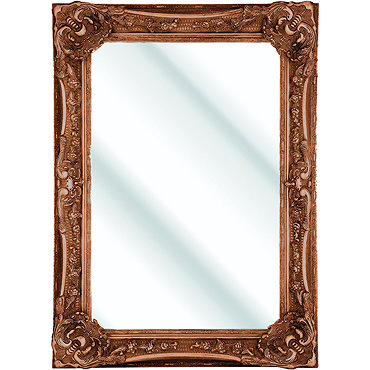Heritage Bayswater Mirror (1090 x 790mm) - Burnished Gold Profile Large Image