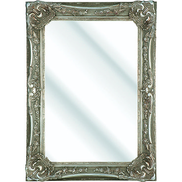 Heritage Bayswater Mirror (1090 x 790mm) - Vintage Silver Profile Large Image