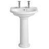 Heritage - Belmonte Basin & Pedestal - 1 or 2 Tap Hole Options Large Image