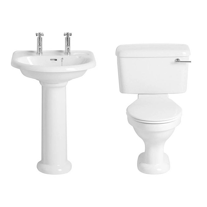 Heritage Belmonte Traditional 4-Piece Bathroom Suite Feature Large Image