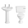Heritage Belmonte Traditional 4-Piece Bathroom Suite  Feature Large Image