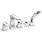 Heritage - Hemsby 5 Hole Bath Shower Mixer - THPC02 Large Image