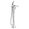 Heritage - Hemsby Floor Standing Bath Shower Mixer - THPC171 Large Image