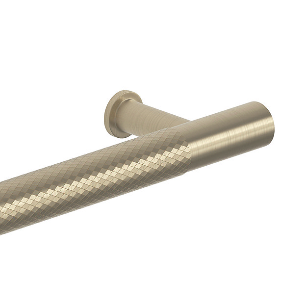 Heritage Brushed Brass Bar Handle 192mm AHBB109 Victorian Plumbing UK