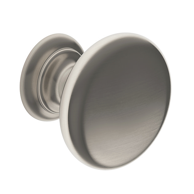 Heritage Brushed Nickel Round Knob 38mm AHBN106