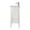 Heritage Caversham Freestanding Cloakroom Vanity Unit - Chantilly