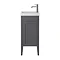 Heritage Caversham Freestanding Cloakroom Vanity Unit - Graphite