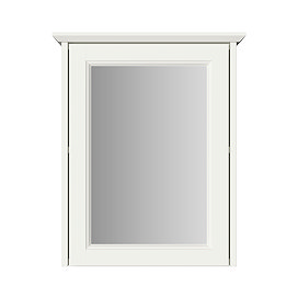 Heritage Caversham Single Door Mirror Wall Cabinet - Chantilly