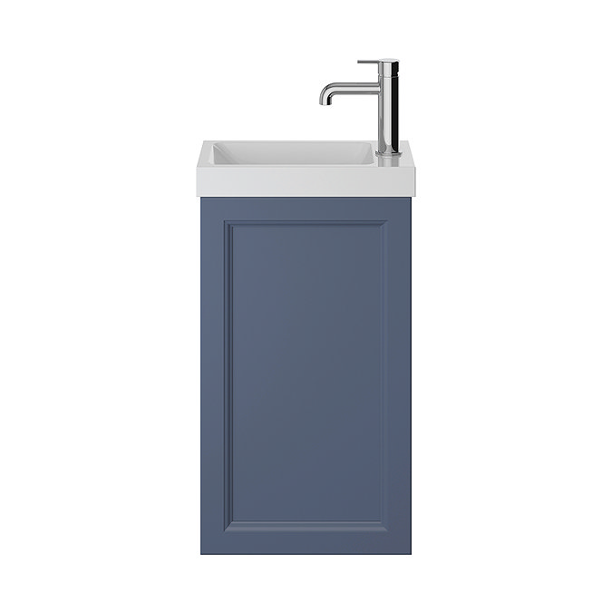 Heritage Caversham Wall Hung Cloakroom Vanity Unit - Maritime Blue