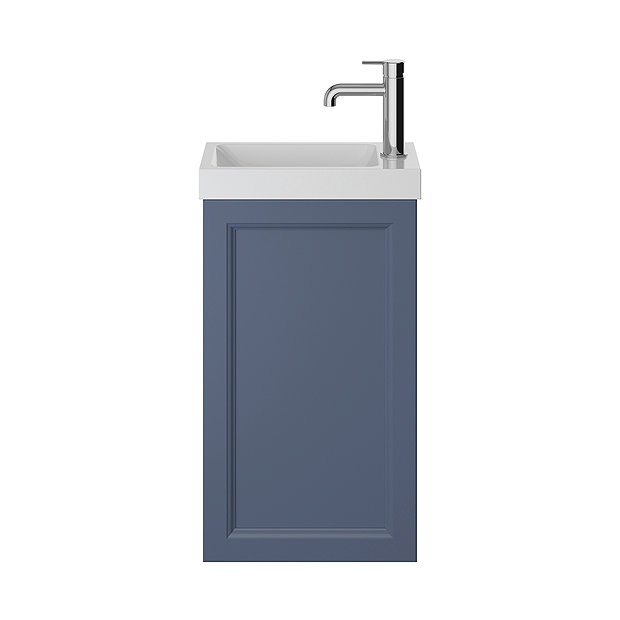 Heritage Caversham Wall Hung Cloakroom Vanity Unit Maritime Blue