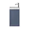 Heritage Caversham Wall Hung Cloakroom Vanity Unit - Maritime Blue