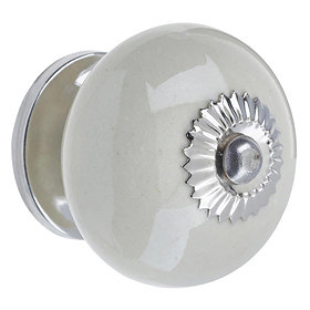 Heritage Ceramic Door Knob Cream - FKNCE01 Large Image