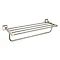 Heritage Chancery Double Bathroom Towel Shelf - Vintage Gold - ACHDBTG Large Image