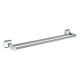 Heritage Chancery Double Towel Rail - Chrome - ACHDTRC Large Image