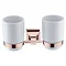 Heritage Chancery Double Tumbler & Holder - Rose Gold - ACHDTHRG Large Image