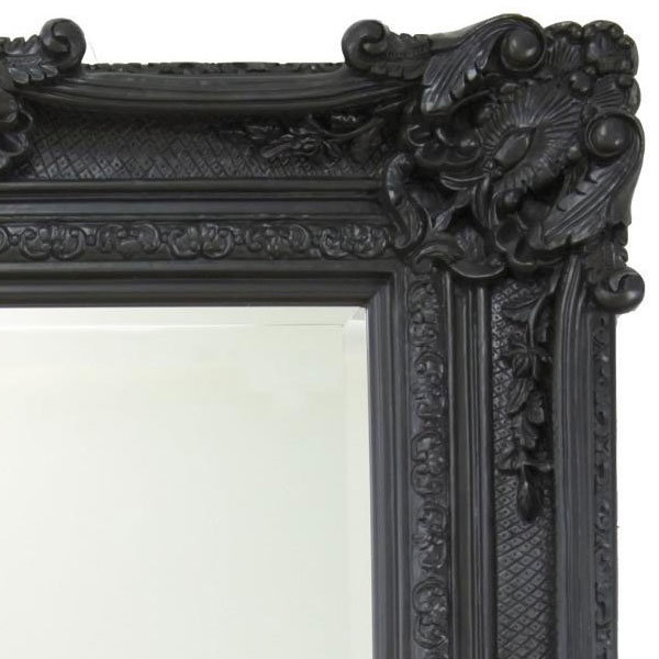 Heritage Chesham Grand Mirror (2240 x 1420mm) - Stone Black Profile Large Image