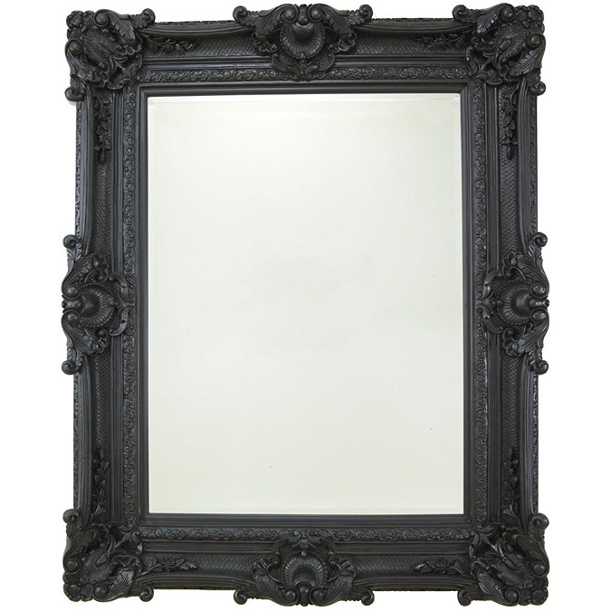 Heritage Chesham Grand Mirror (2240 x 1420mm) - Stone Black Large Image