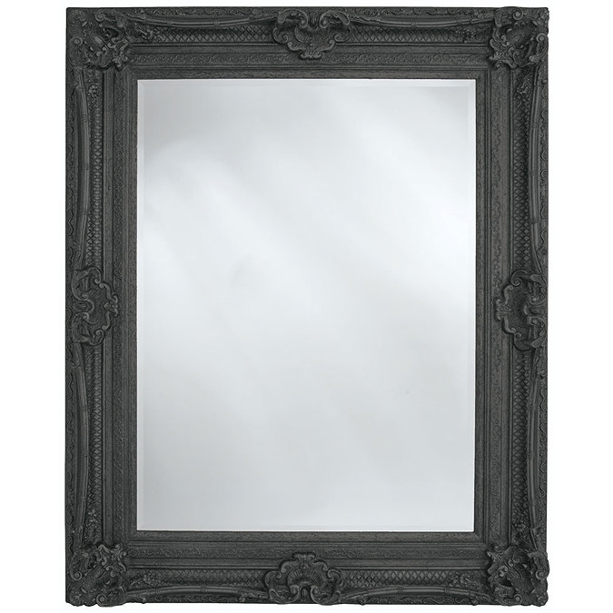 Heritage Chesham Mirror (1300 x 990mm) - Stone Black Large Image