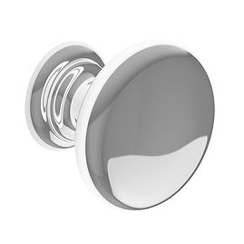 Heritage Chrome Round Knob 38mm - AHC106