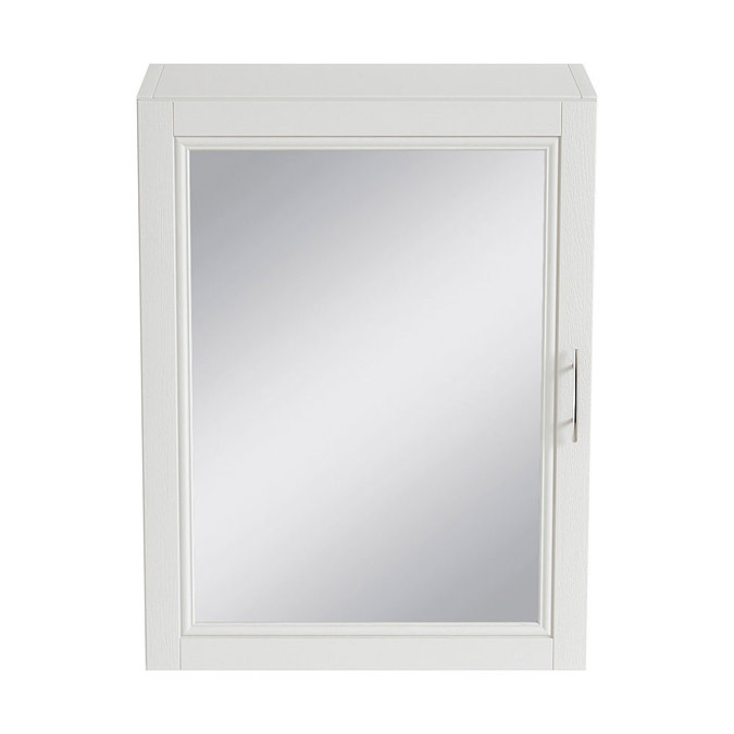 Heritage - Caversham 500mm Mirror Wall Cabinet with Brushed Stainless Steel Handle - Various Colour 