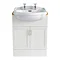 Heritage - Caversham 640mm Vanity Unit with Brushed Stainless Steel Handles - Various Colour Options