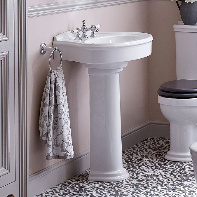 Heritage Claverton Standard Basin & Pedestal  Feature Large Image