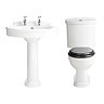 Heritage Claverton Traditional 4-Piece Bathroom Suite  Profile Large Image