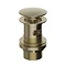 Heritage Clicker Basin Waste - Slotted - Brushed Brass - THBB12