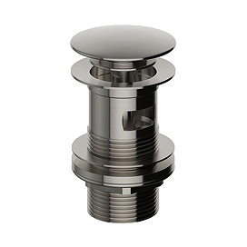 Heritage Clicker Basin Waste - Slotted - Brushed Nickel - THBN12