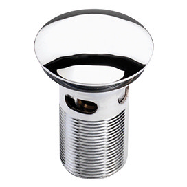 Heritage - Clicker Basin Waste - Slotted - Chrome - THC12 Large Image