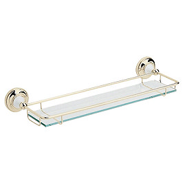Heritage - Clifton Glass Gallery Shelf - Vintage Gold - ACA08 Large Image