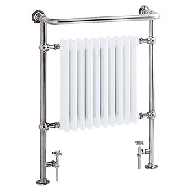 Heritage - Clifton Heated Towel Rail - Chrome - AHC73 Large Image