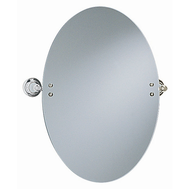 Heritage Clifton Oval Swivel Mirror Chrome At Victorian Plumbing