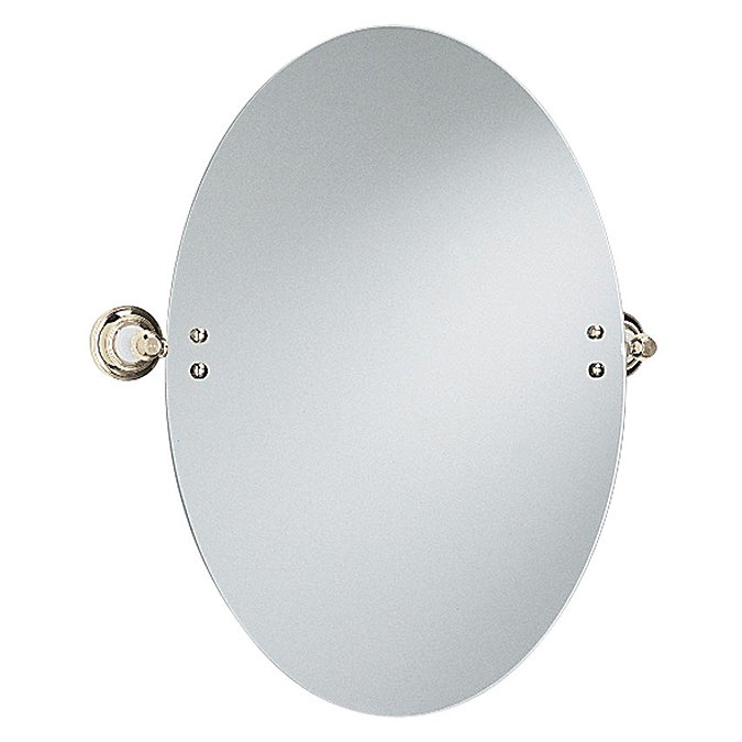 Heritage - Clifton Oval Swivel Mirror - Vintage Gold - ACA17 Large Image